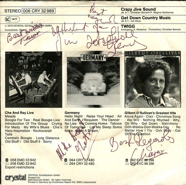 Twigg - Crazy Jive Sound | Crystal (006 CRY 32 989) - 2