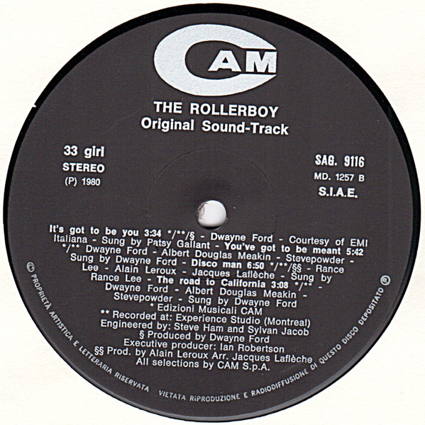 Steve Powder - The Rollerboy | CAM (SAG 9116) - 3 Steve Powder - The Rollerboy | CAM (SAG 9116) - 3