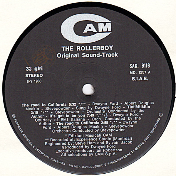 Steve Powder - The Rollerboy | CAM (SAG 9116) - 4 Steve Powder - The Rollerboy | CAM (SAG 9116) - 4