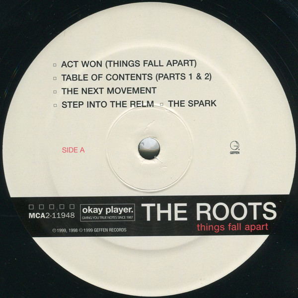 The Roots - Things Fall Apart | Geffen Records (MCA2-11948) - 3