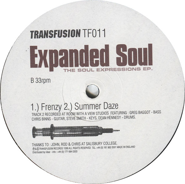 Expanded Soul - The Soul Expressions EP. | Transfusion (TF011) - 2