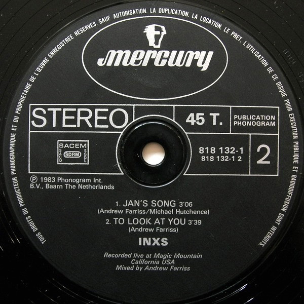 INXS - Original Sin (Long Version) | Mercury (818 132-1) - 4