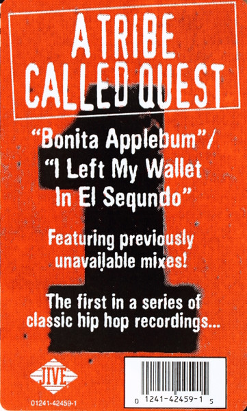 A Tribe Called Quest - Bonita Applebum / I Left My Wallet In El Segundo | Jive (01241-42459-1) - 3
