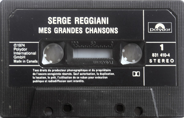 Serge Reggiani - Mes Grandes Chansons | Polydor (831 410-4) - 3 Serge Reggiani - Mes Grandes Chansons | Polydor (831 410-4) - 3