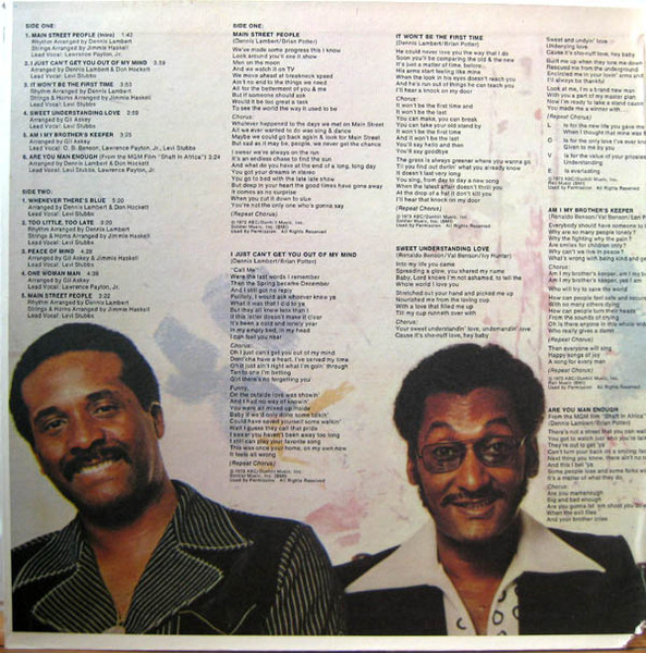 Four Tops - Main Street People | Dunhill (DSX-50144) - 2