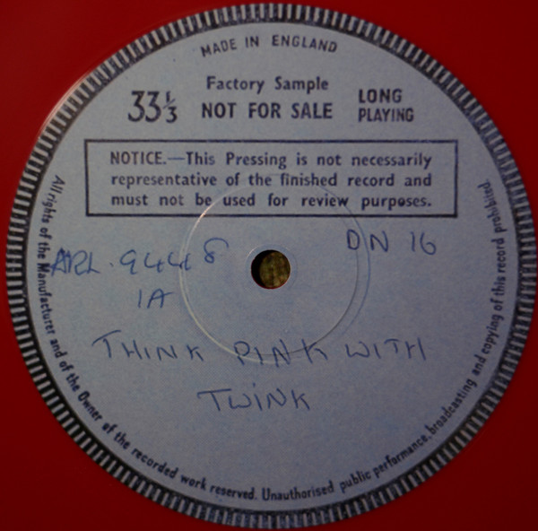 Twink - Think Pink | Sunbeam Records (SBM2LP5104) - 3 Twink - Think Pink | Sunbeam Records (SBM2LP5104) - 3