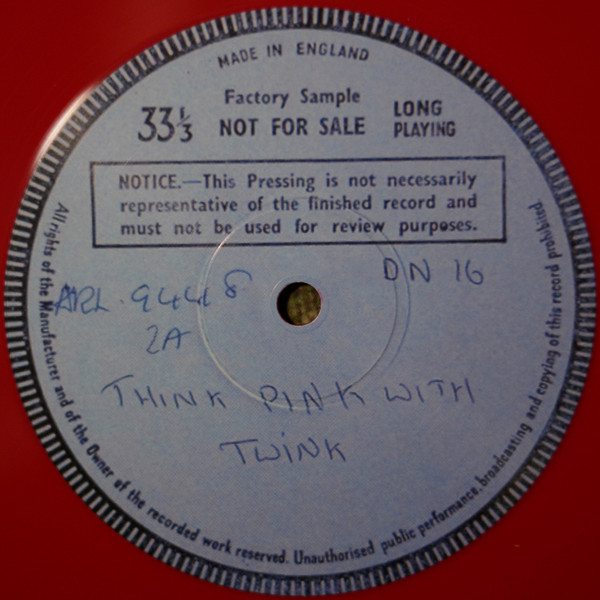 Twink - Think Pink | Sunbeam Records (SBM2LP5104) - 4 Twink - Think Pink | Sunbeam Records (SBM2LP5104) - 4