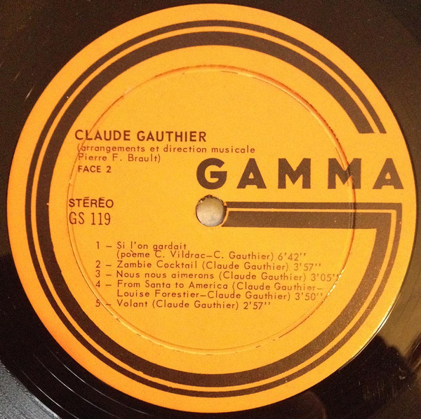Claude Gauthier - Cerfs Volants | Gamma (GS 119) - 4