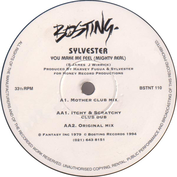 Sylvester - You Make Me Feel (Mighty Real) | Bosting Records (BSTNT 110) - 3 Sylvester - You Make Me Feel (Mighty Real) | Bosting Records (BSTNT 110) - 3