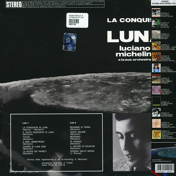 Luciano Michelini E La Sua Orchestra - La Conquista Di Luna | Schema (SCEB945 LP) - 2 Luciano Michelini E La Sua Orchestra - La Conquista Di Luna | Schema (SCEB945 LP) - 2