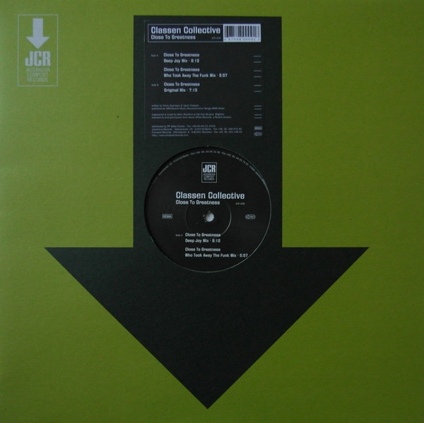 Classen Collective - Close To Greatness | Jazzanova Compost Records (JCR) (JCR 009) - 4 Classen Collective - Close To Greatness | Jazzanova Compost Records (JCR) (JCR 009) - 4