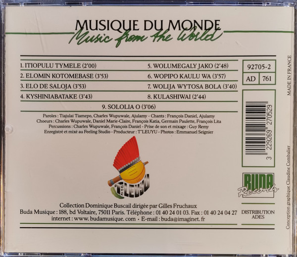 Kaliña - Guyane: Chants Des Amérindiens Kalina = French Guinea: Songs Of The Kalina Amerindians | Buda Records (92705-2) - 3 Kaliña - Guyane: Chants Des Amérindiens Kalina = French Guinea: Songs Of The Kalina Amerindians | Buda Records (92705-2) - 3