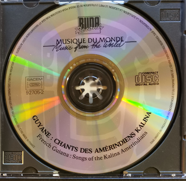Kaliña - Guyane: Chants Des Amérindiens Kalina = French Guinea: Songs Of The Kalina Amerindians | Buda Records (92705-2) - 4 Kaliña - Guyane: Chants Des Amérindiens Kalina = French Guinea: Songs Of The Kalina Amerindians | Buda Records (92705-2) - 4