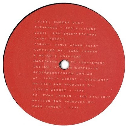 Justin Zerbst / Ewan Jansen - Embers Only | Red Ember Records (REREO1) - 2 Justin Zerbst / Ewan Jansen - Embers Only | Red Ember Records (REREO1) - 2