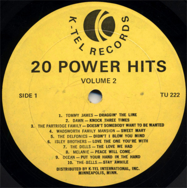 Various - 20 Power Hits Volume 2 | K-Tel (TU 222) - 3