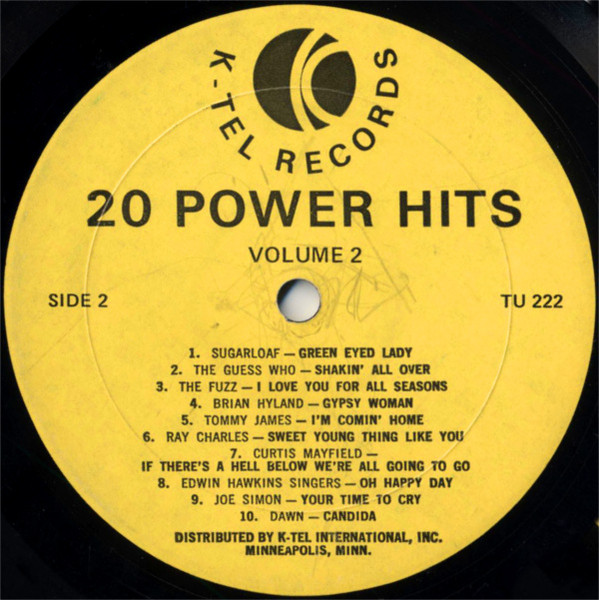 Various - 20 Power Hits Volume 2 | K-Tel (TU 222) - 4