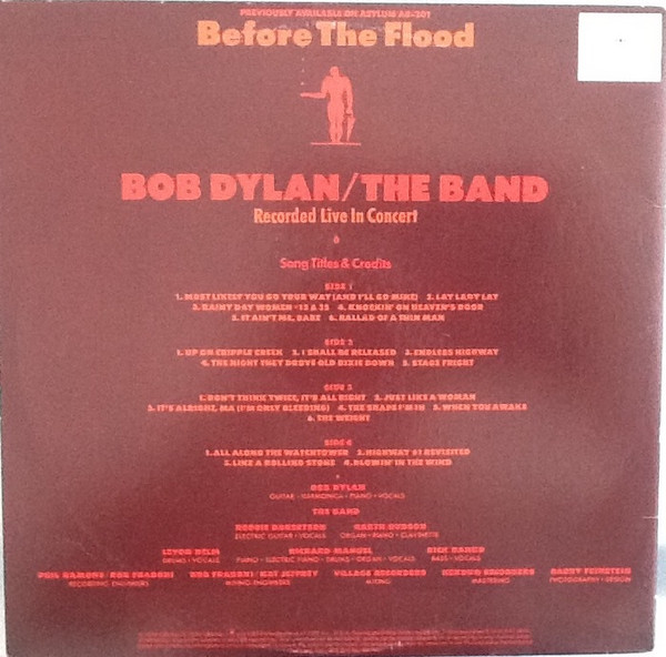Bob Dylan / The Band - Before The Flood | CBS (S2BP 220245) - 4 Bob Dylan / The Band - Before The Flood | CBS (S2BP 220245) - 4