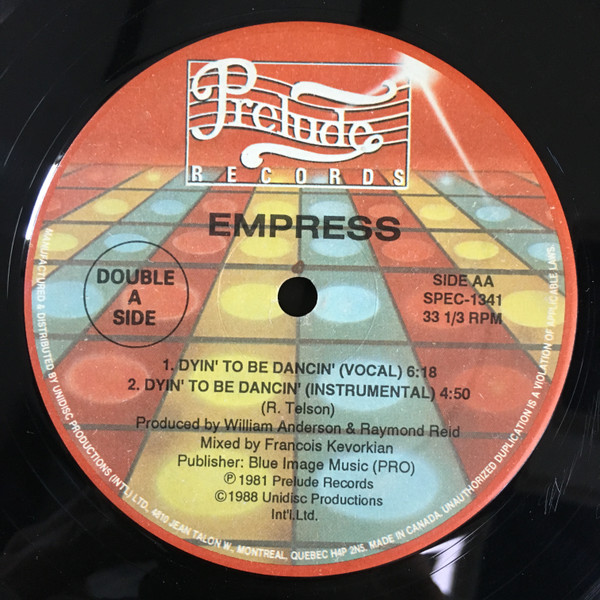 Hi-Gloss / Empress - You'll Never Know / Dyin' To Be Dancin' | Unidisc (SPEC-1341) - 4 Hi-Gloss / Empress - You'll Never Know / Dyin' To Be Dancin' | Unidisc (SPEC-1341) - 4
