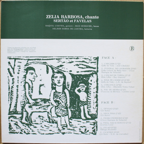 Zélia Barbosa - Brésil (Sertão & Favelas) | Le Chant Du Monde (LDX 7 4346) - 2 Zélia Barbosa - Brésil (Sertão & Favelas) | Le Chant Du Monde (LDX 7 4346) - 2