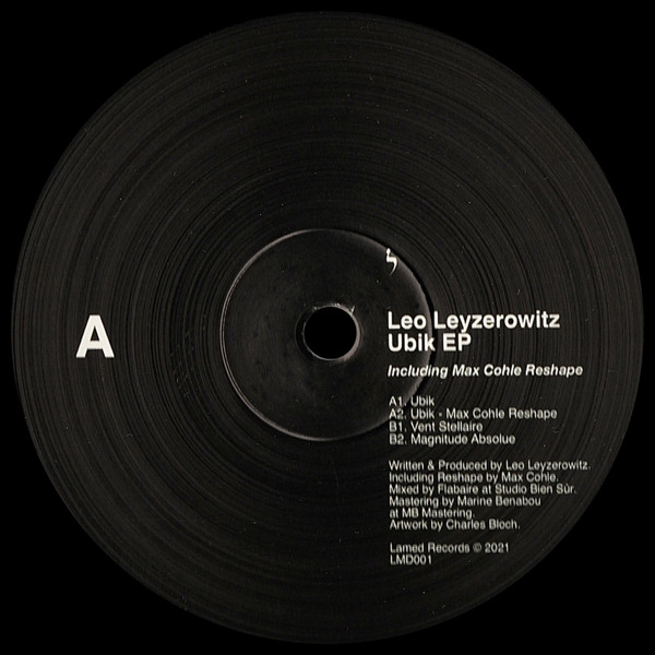 Leo Leyzerowitz - Ubik EP | Lamed Records (LMD001)