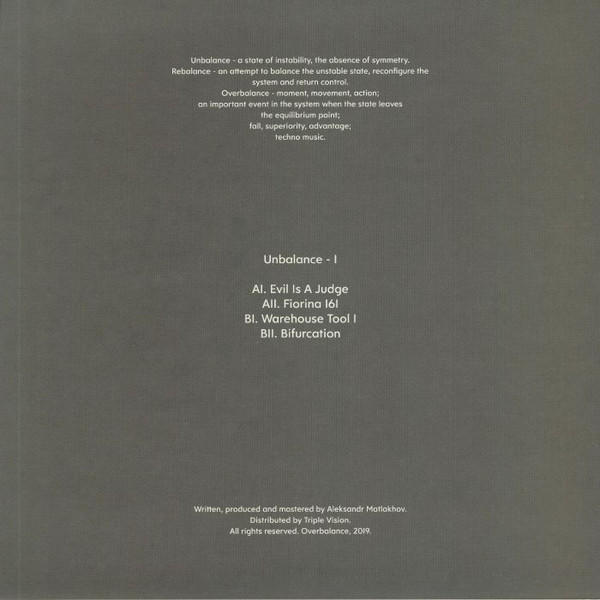 Unbalance - I | Overbalance (OVB 01) - 2