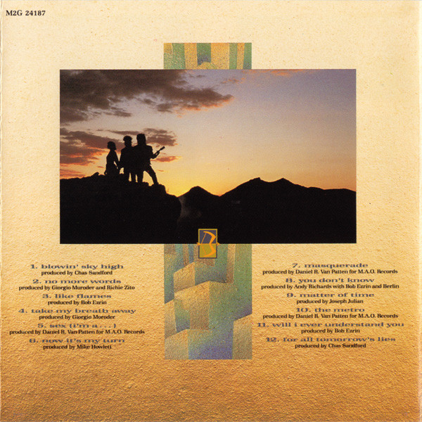 Berlin - Best Of Berlin 1979 - 1988 | Geffen Records (M2G 24187) - 2 Berlin - Best Of Berlin 1979 - 1988 | Geffen Records (M2G 24187) - 2