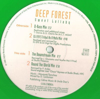 Deep Forest - Sweet Lullaby (The Remixes) | Columbia (COL 660450-6) - main