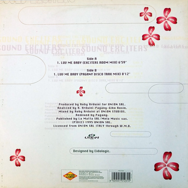 Sound Exciters - Luv Me Baby | Max Music (NM 1231 MX) - 2