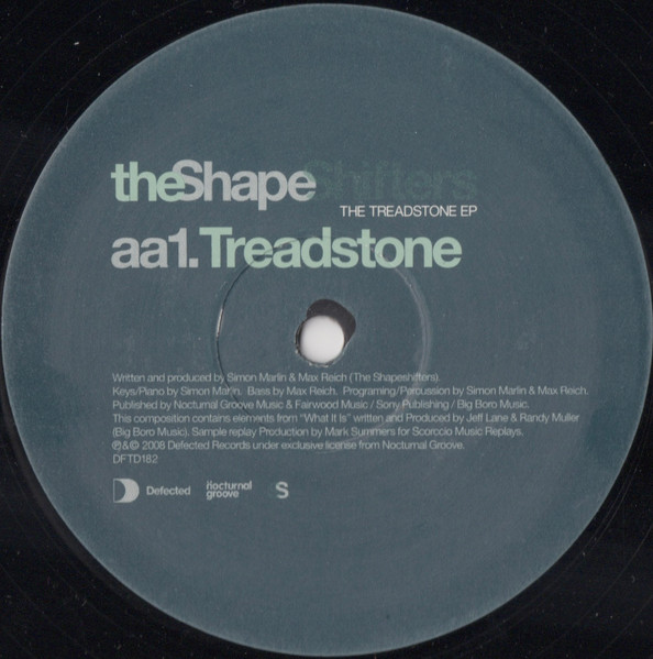 Shapeshifters - The Treadstone EP | Defected (DFTD182) - 4 Shapeshifters - The Treadstone EP | Defected (DFTD182) - 4
