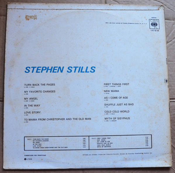 Stephen Stills - Stills | CBS (CBS 69146) - 2 Stephen Stills - Stills | CBS (CBS 69146) - 2