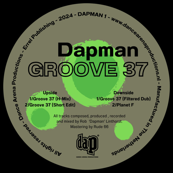 Dapman - Groove 37 | Dance Arena Productions (DAP) (DAPMAN 1) - 2 Dapman - Groove 37 | Dance Arena Productions (DAP) (DAPMAN 1) - 2