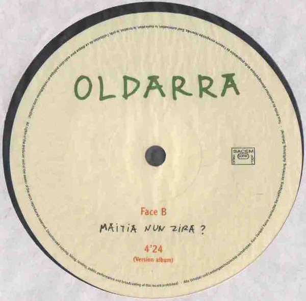 Oldarra - Le Chant Basque | Warner Classics France (PRO 1127) - 3
