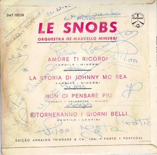 Le Snobs - Amore Ti Ricordi | Durium (DAT 10 028) - main