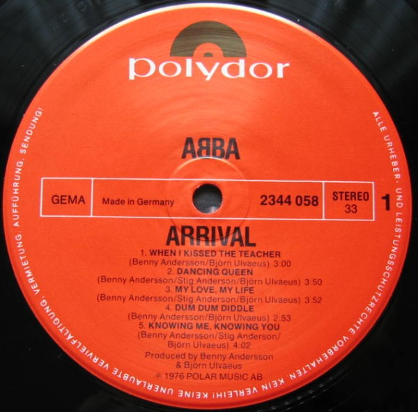 ABBA - Arrival | Polydor (2344 058) - 3