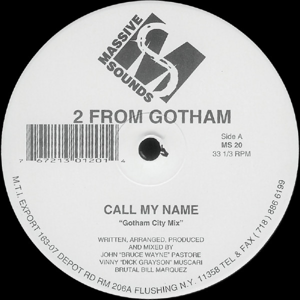 2 From Gotham - Call My Name | Massive Sounds (MS 20) - main