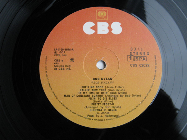 Bob Dylan - Bob Dylan | CBS (CBS 62022) - 3 Bob Dylan - Bob Dylan | CBS (CBS 62022) - 3