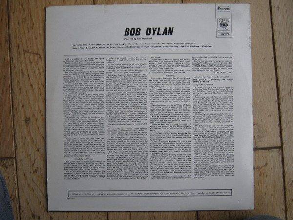 Bob Dylan - Bob Dylan | CBS (CBS 62022) - 2 Bob Dylan - Bob Dylan | CBS (CBS 62022) - 2