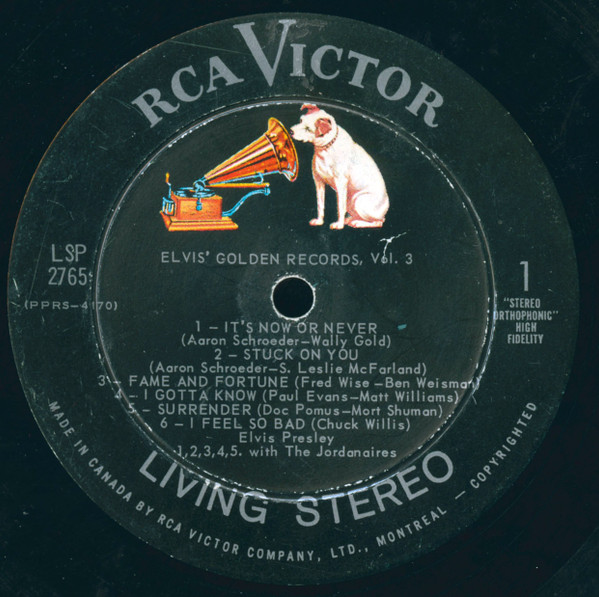 Elvis Presley - Elvis' Golden Records, Vol. 3 | RCA Victor (LSP 2765) - 3