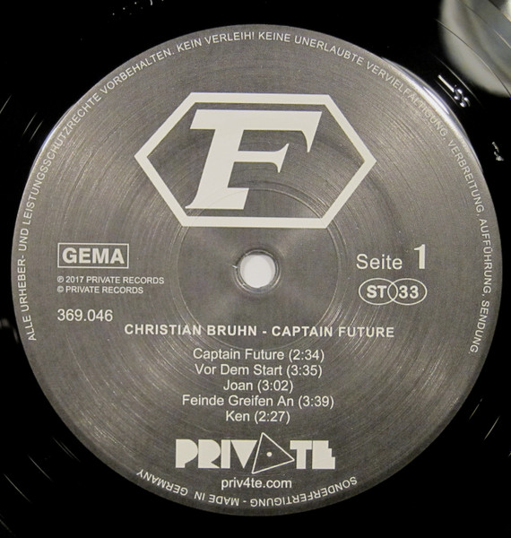 Christian Bruhn - Captain Future (Originalmusik Aus Der Fernsehserie) | Private Records (369.046) - 4 Christian Bruhn - Captain Future (Originalmusik Aus Der Fernsehserie) | Private Records (369.046) - 4