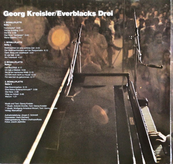 Georg Kreisler - Everblacks Drei | Intercord (INT 180.058) - 3