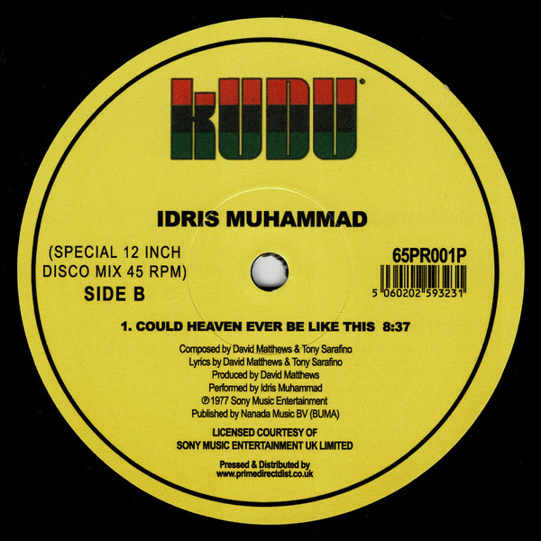 Idris Muhammad - Could Heaven Ever Be Like This | Kudu (65PR001P) - 2 Idris Muhammad - Could Heaven Ever Be Like This | Kudu (65PR001P) - 2