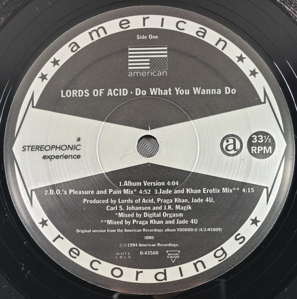 Lords Of Acid - Do What You Wanna Do | WHTE LBLS (0-43560) - 3