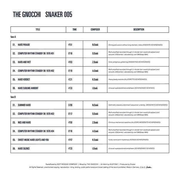 The Gnocchi - Snaker 005 | Snaker (SNAKER 005) - 2 The Gnocchi - Snaker 005 | Snaker (SNAKER 005) - 2