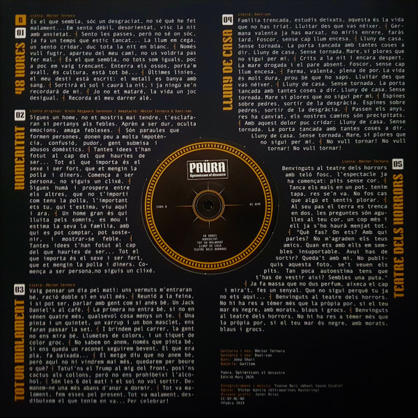 Paüra - Optimitzant El Desastre | H-Records (HR-113) - 4 Paüra - Optimitzant El Desastre | H-Records (HR-113) - 4