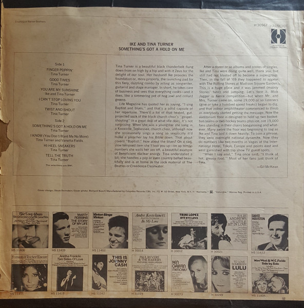 Ike & Tina Turner - Something's Got A Hold On Me | Harmony (H 30567) - 2 Ike & Tina Turner - Something's Got A Hold On Me | Harmony (H 30567) - 2