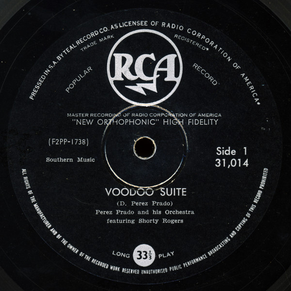 Perez Prado , Shorty Rogers - Voodoo Suite Plus Six All-Time Greats | RCA (31,014) - 3 Perez Prado , Shorty Rogers - Voodoo Suite Plus Six All-Time Greats | RCA (31,014) - 3