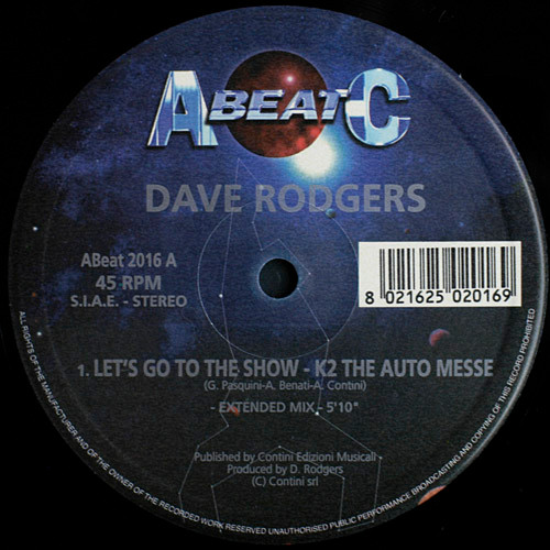 Dave Rodgers - Let's Go To The Show - K2 The Auto Messe / Wheels Of Fire | A.Beat-C. (ABeat 2016) - 3