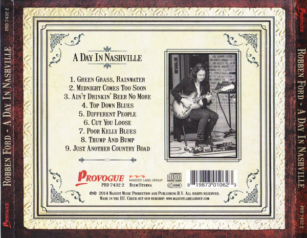 Robben Ford - A Day In Nashville | Provogue (PRD 7432 2) - 2 Robben Ford - A Day In Nashville | Provogue (PRD 7432 2) - 2