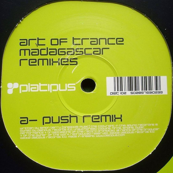 Art Of Trance - Madagascar (Remixes) (Part One) | Platipus (plat 102) - 2