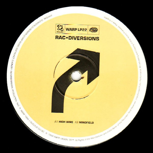 RAC - Diversions | Warp Records (WARP LP22) - 4